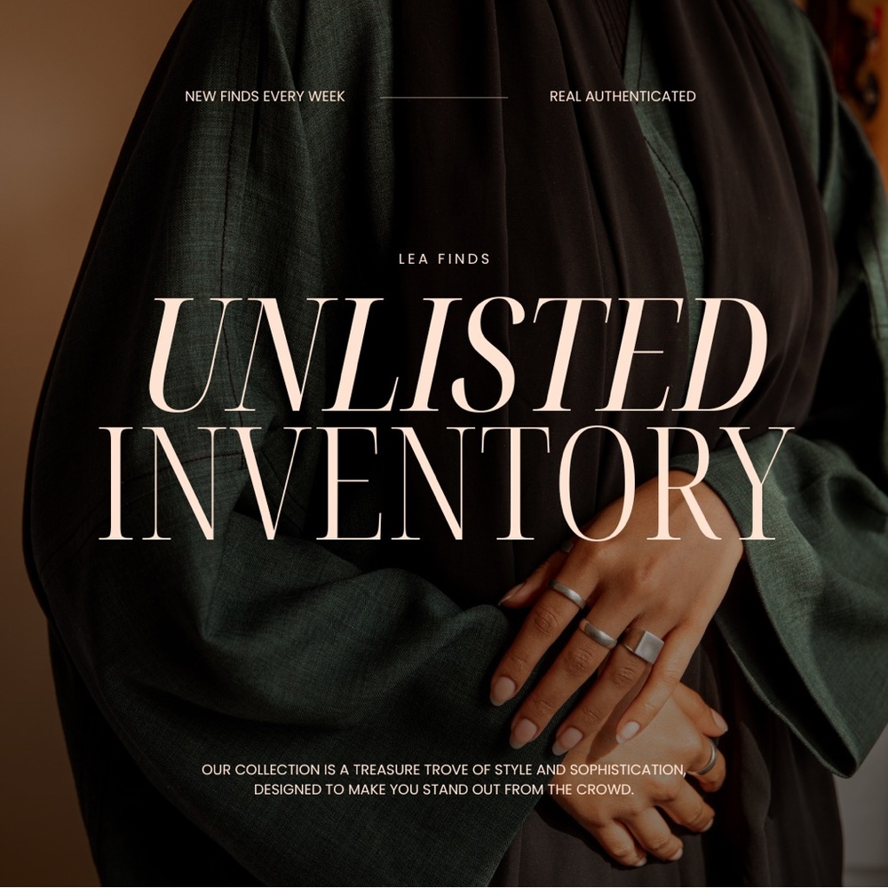 Listing for Unlisted Inventory - LIVE SHOWS ONLY